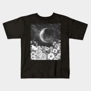 Moonlight in the Garden Kids T-Shirt